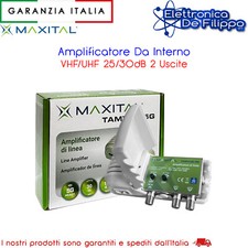 Amplificatore Da Interno VHF/UHF 25/30dB 2 Uscite