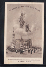 Cartolina Tortona Santuario Madonna della Guardia Ricordo Inaugurazione AF1306