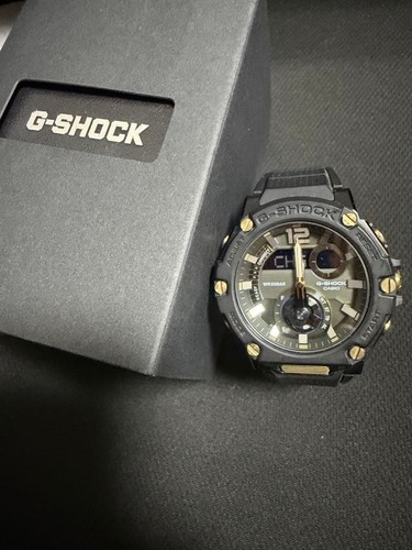 Casio shock acciaio gst - acciaio,