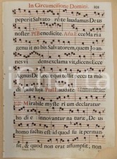 1700 ca ANTIFONARIO ROMANO