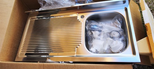 Lavello inox appoggio 100 x - lavello,