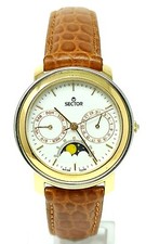 Orologio Sector vip tecnical swiss made moon phases watch fasi luna vintage 80's
