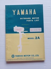 Yamaha motore fuoribordo 2 A 1976 catalogo ricambi originale