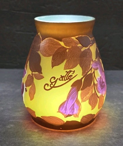 Vaso vetro cammeo - vetro,