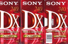 3 x SONY E-240 - Cassetta