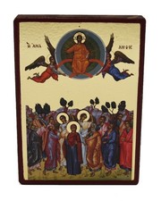 Greek Orthodox wooden icon of