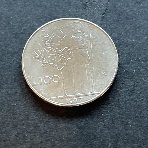 Moneta 100 lire - moneta,
