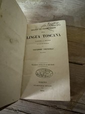 LIBRO LINGUA TOSCANA 1856