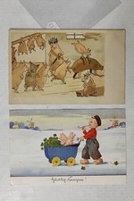 PIG MAIALE-LOTTO 2 CARTOLINE-C61-182