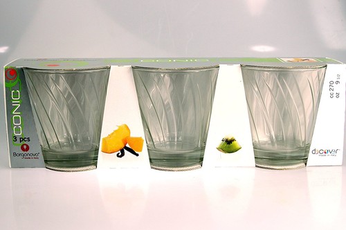 Set pezzi bicchieri vetro - 3,