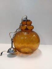 Lampadario In Vetro Arancione