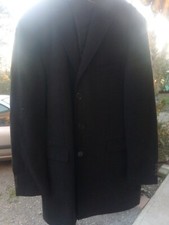 Cappottino uomo in lana color grigio topo a 3 bottoni, foderato,marca Kevin up