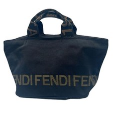 Borsa a mano FENDI nylon nero