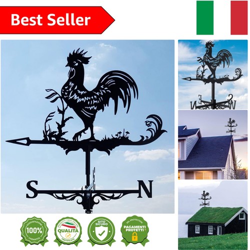 Decorativa banderuola gallo - gallo, in