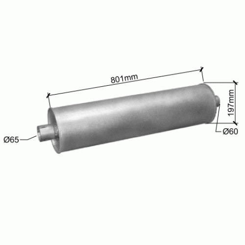 Silenziatore per iveco - silenziatore,