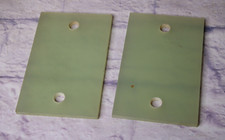 Vintage Delta Super J Radio Plate Side Bumpers / Body Locator Plates – FR-4 Fibe