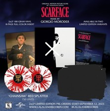 Scarface 2xlp chainsaw red - scarface,