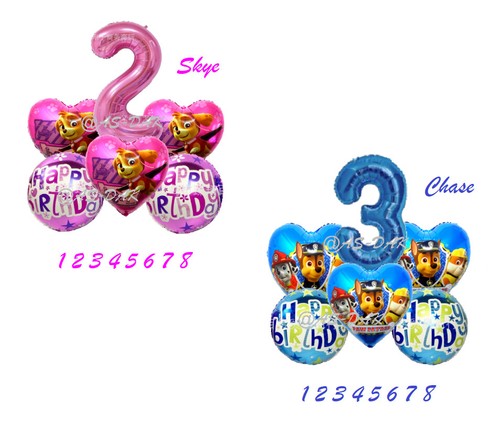 Palloncino foil paw patrol - in,