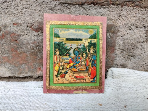 Antico ram darbar - hanuman, sita