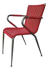 sedia da bar in corda di plastica scooby doo anni 60 vintage modernariato