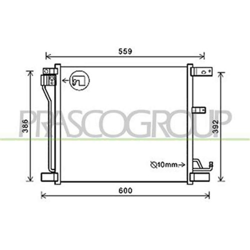 Condensatore per nissan juke - condensatore,
