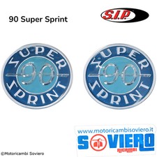 Coppia Targhette Adesive Vespa