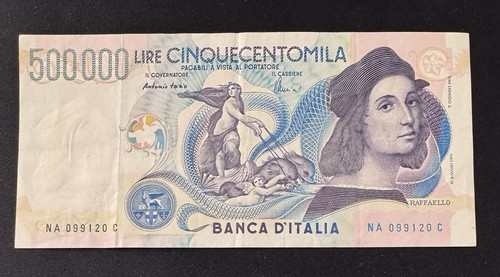 500000 lire raffaello - lire,