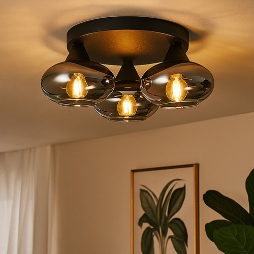 Lampada soffitto rotonda in - lampada, da