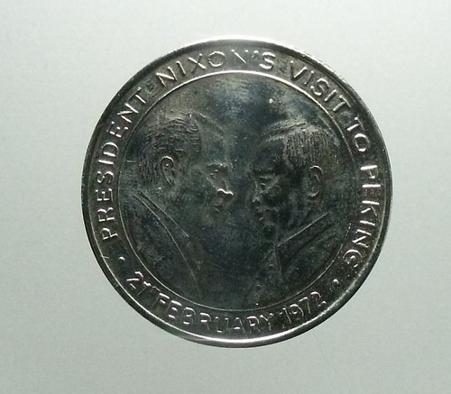 Medaglia nixon pechino cina - medaglia,