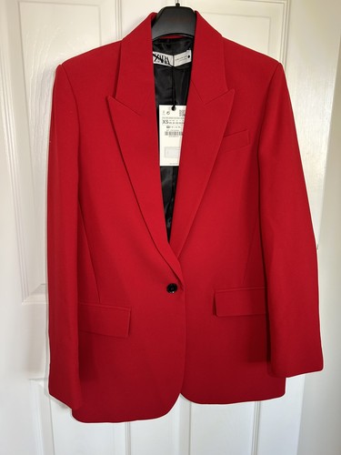 Giacca blazer zara rosso - giacca,