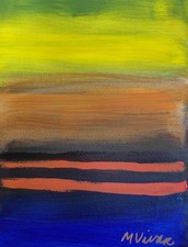 Mona vivar 12x9 arte - vivar, acrilica