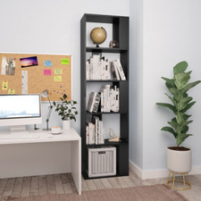 vidaXL Libreria/Divisorio Nero