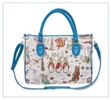 Borsa da viaggio Signare Peter Rabbit Arazzo weekend borsa a tracolla blu crema