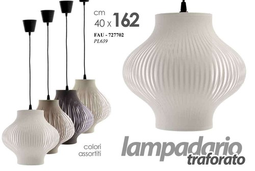Lampadario traforato soffitto - traforato,
