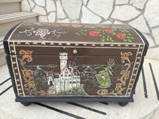 Cassapanca Tirolese dipinta seconda metà 800