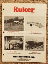The Kuker Line Sales Brochure