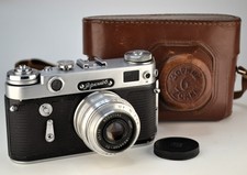 COMPLETAMENTE REVISIONATO! Macchina fotografica RF 1963 URSS "ZORKI 6" + obiettivo INDUSTAR-50 f3.5/50 M39 (8)