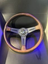 Volante Nardi Torino Pelle/cuoio Usato Da Restauro Collezione Vintage