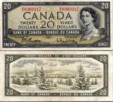 Canada 20 Dollari Banca del