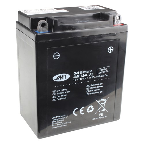 Batteria gel jmt - b12al-a2, 12v