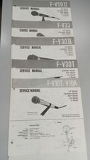Service Manual Sony Microphone F-10VT/V10A  F-V30T F-V30II F-V33 F-V50II F-V55