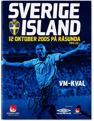 Autografo zlatan ibrahimovic - autografo,