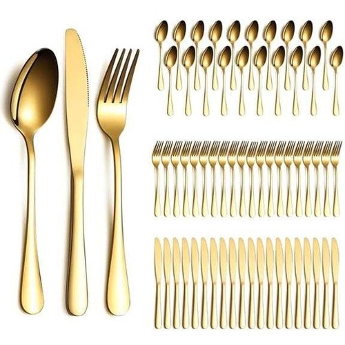 Set posate acciaio inox - posate,
