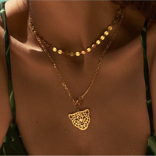 Collana donna ciondolo testa