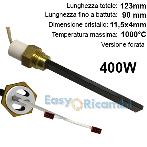 Candeletta quarzo 400w - quarzo,