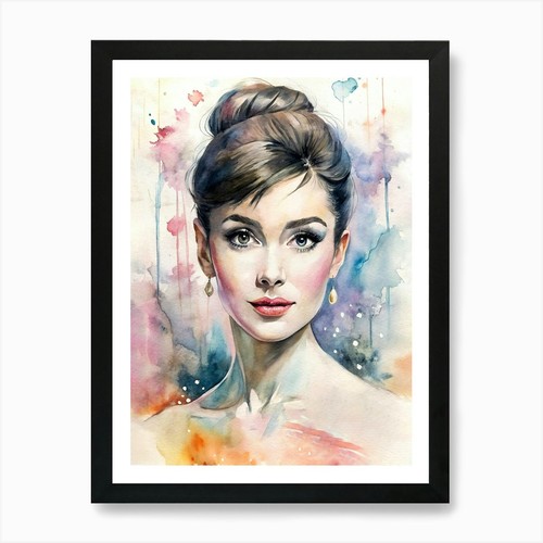 Audrey hepburn acquerello - audrey,