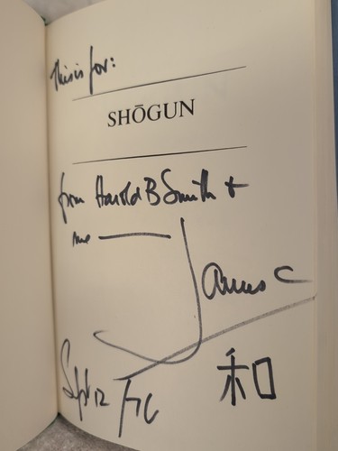 Signed dated shogun - 🖊️signed,