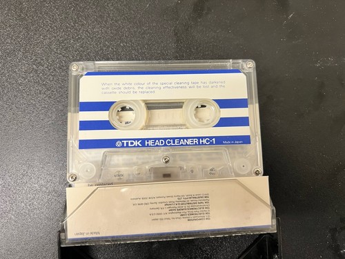 Tdk audio tape - tdk, head