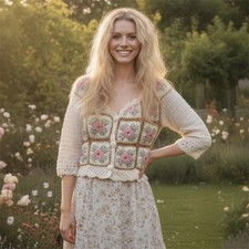 Cardigan maglione Tach Crop