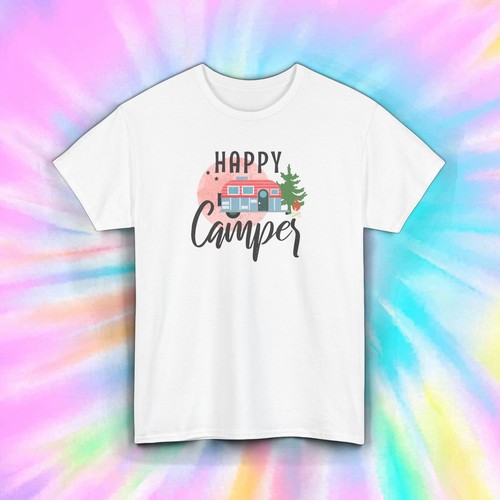 Maglietta happy camper - maglietta,